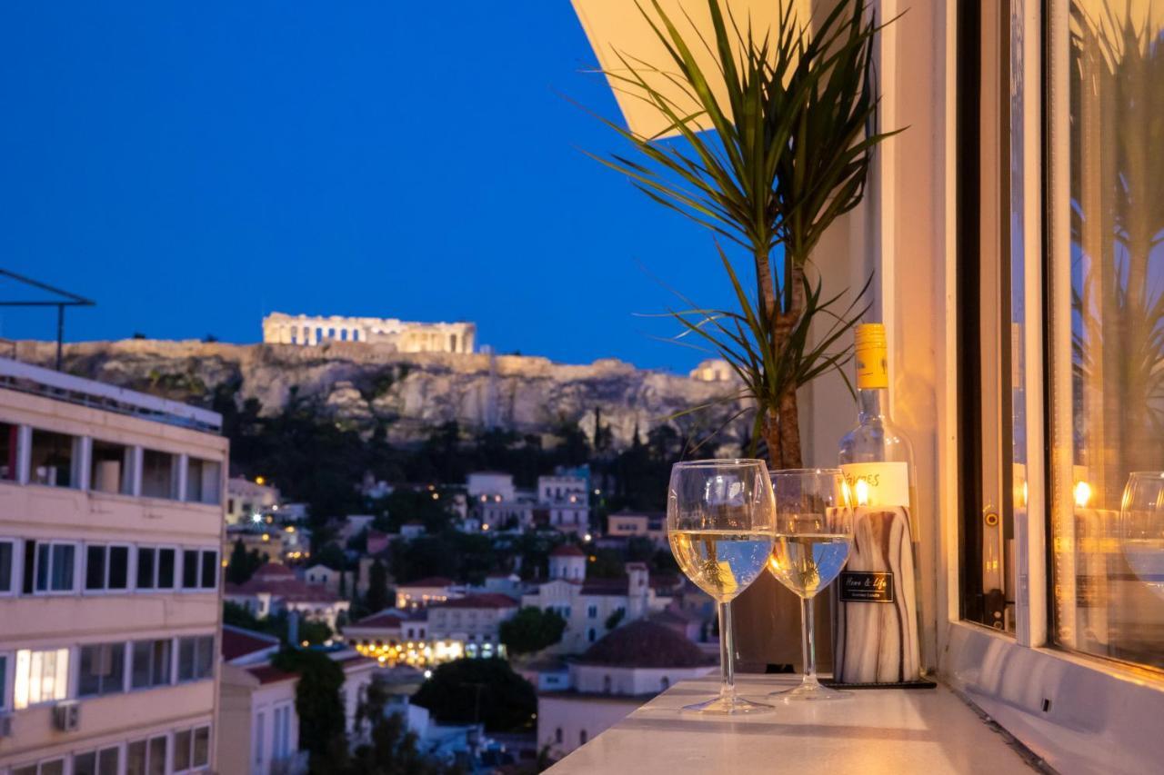 Acrolights By Night Apartment Athens Exterior photo