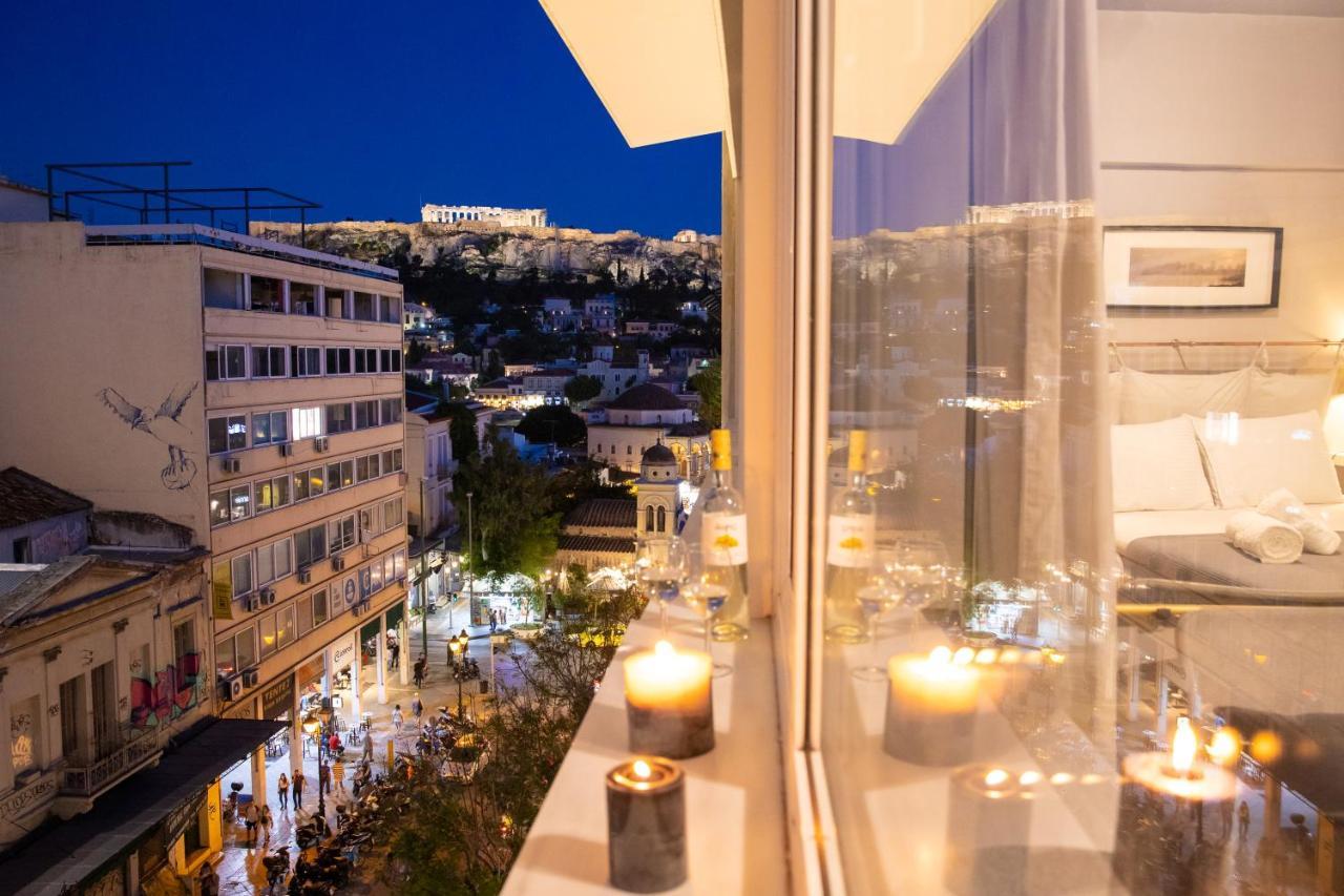 Acrolights By Night Apartment Athens Exterior photo